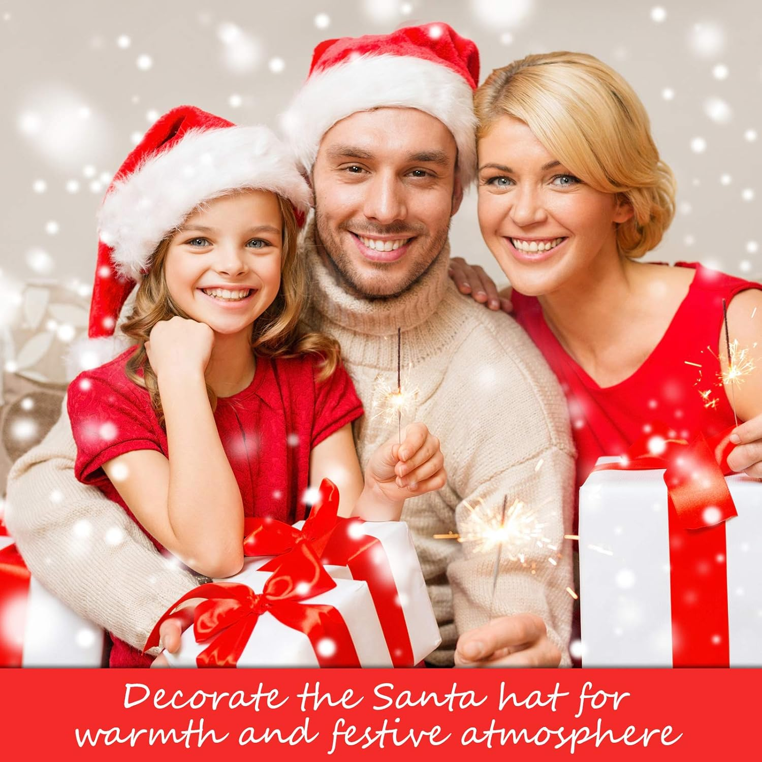 Syhood 2 Inches Wide Christmas Faux Fur Ribbon Trim Fabric Roll for Christmas Tree Decor or Wreath Bows Craft, 3 Yards Long (White) image number 6