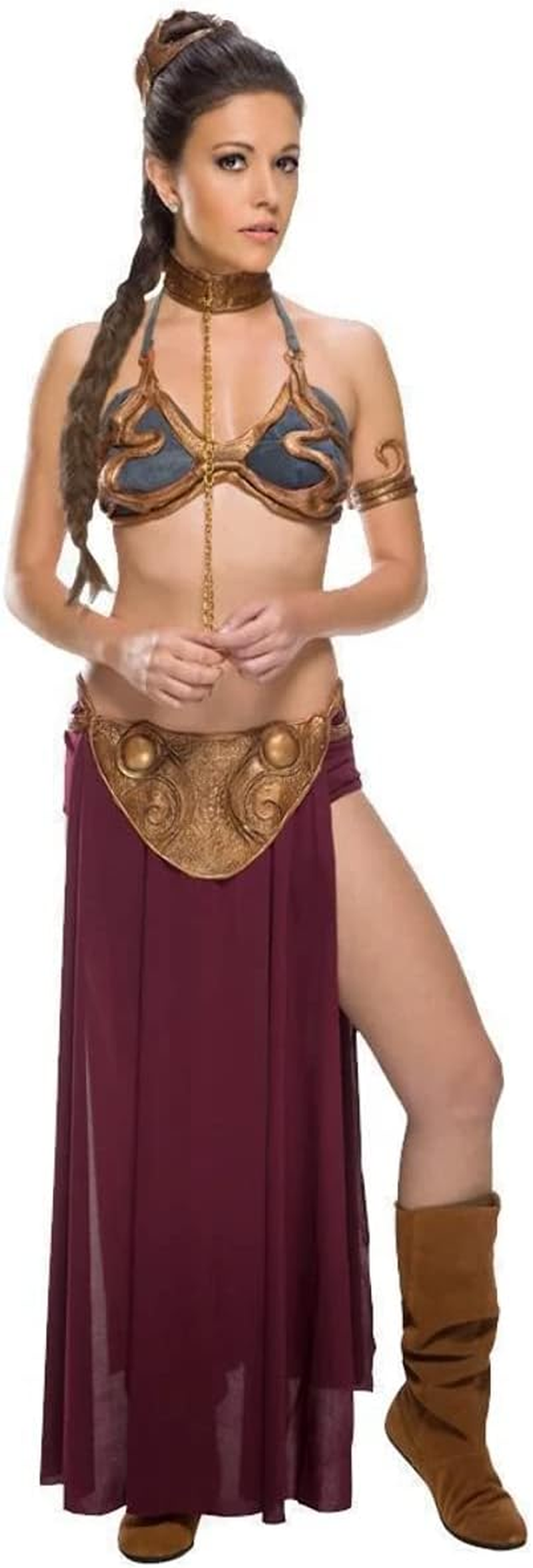 Princess Leia Slave Costume for Adults - Disney Star Wars image number 3
