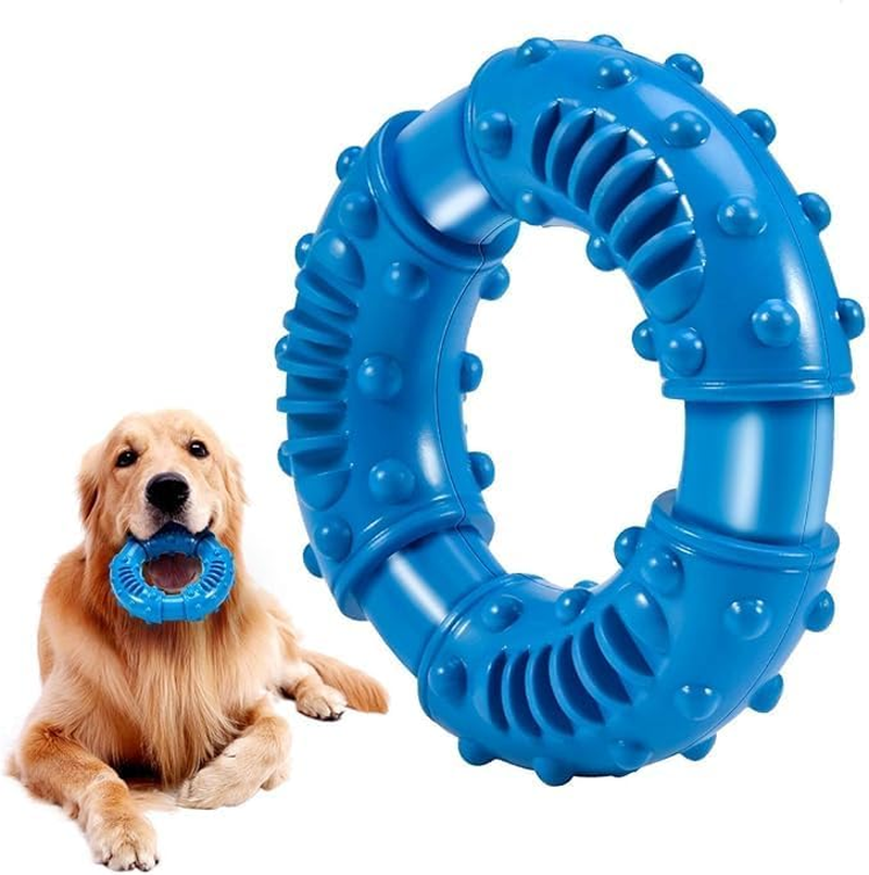Dog Chew Toy for Aggressive, Dog Chew Ring Toy, Dog Toy for Aggressive Chewer for Teething and Training image number 1