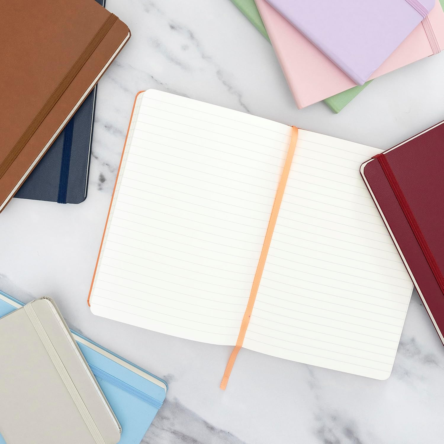 PAPERAGE Lined Journal Notebook, (Blush), 160 Pages, Medium 5.7 Inches X 8 Inches - 100 Gsm Thick Paper, Hardcover image number 4