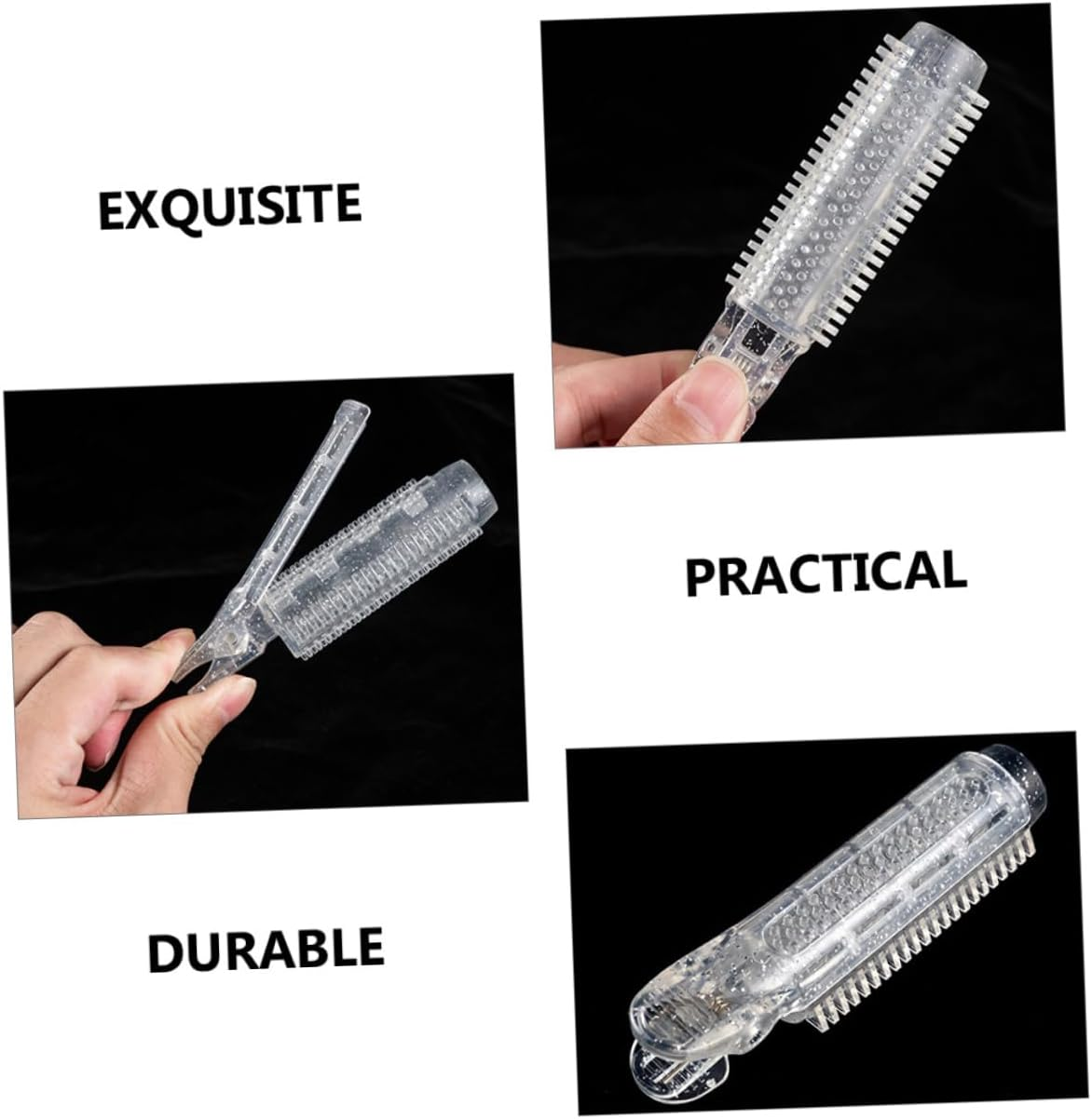 Healeved 6Pcs Hair Volume Clip for Bangs Roots Styling Hair Rollers Easy to Use Great for Women