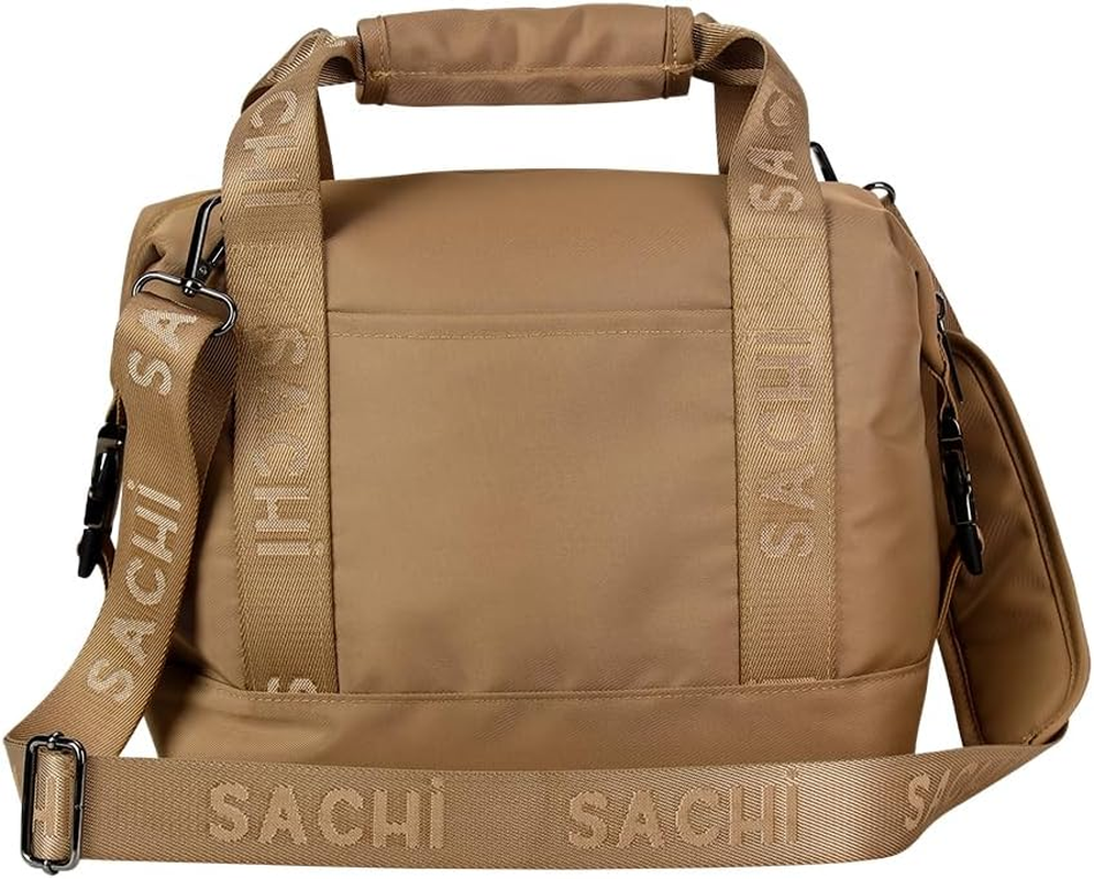 Crossbody Insulated Lunch Bag Eggplant (Blue) image number 3