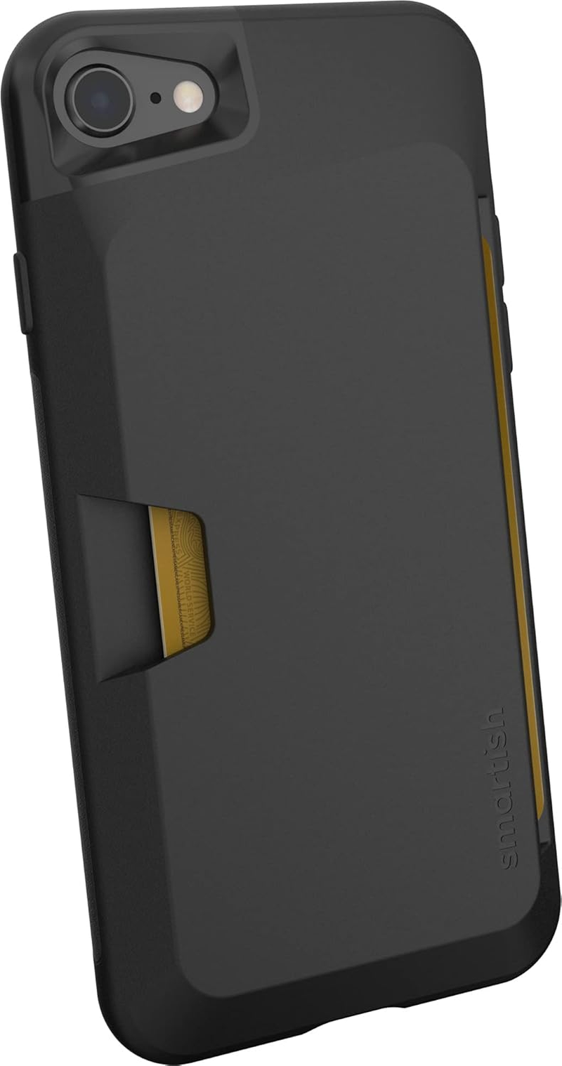 Silk SLK-VT7-BLACK Vault Slim Wallet for Iphone 7/8