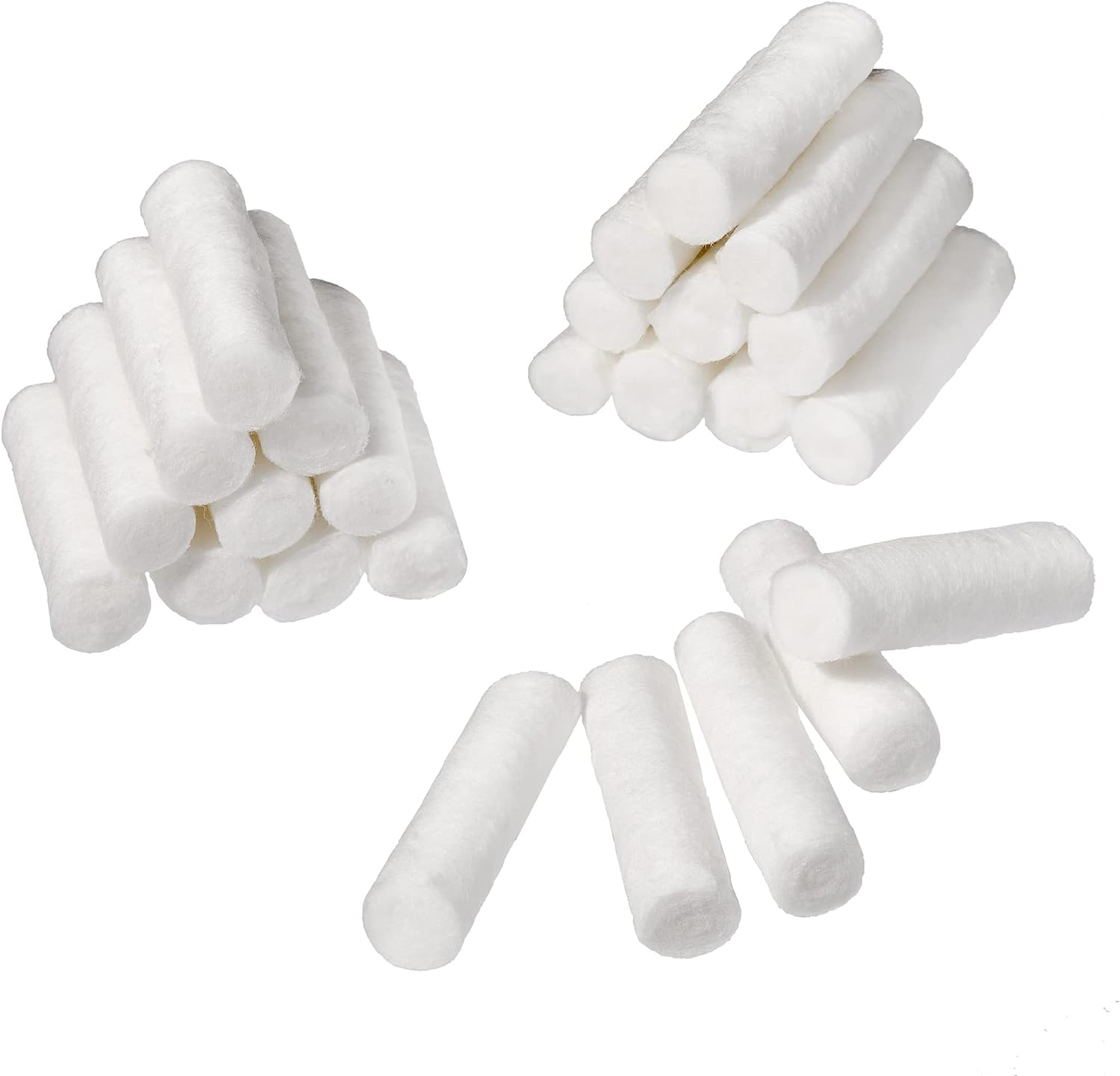 AYOJOY Cotton Nosebleed Plugs - Extra Absorbent Blood Clotting Cotton Rolls (50 Count) image number 3