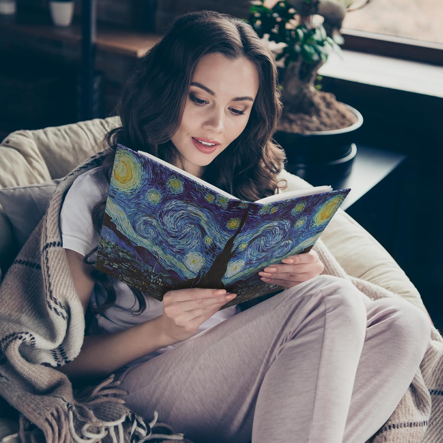 Photo Album 4X6 with 200 Pockets, Small Picture Album with Premium Leather Album Cover, Slip-In Mini Picture Book for Family Wedding Anniversary Baby Vacation Pictures, Starry Night image number 6