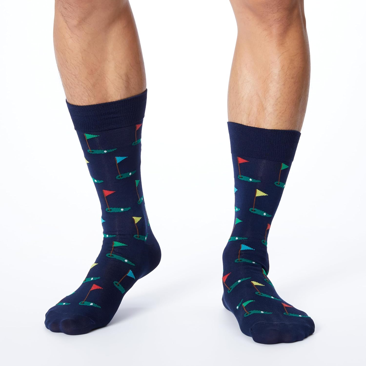 Hot Sox Men'S Novelty Sporting Crew Socks