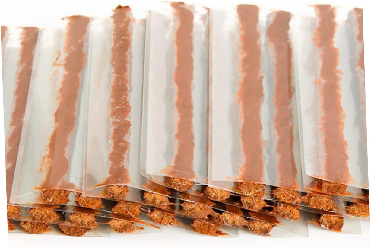 Parliky 60Pcs Tubeless Tire Repair Strips Car Seal Tape with Butyl for Quick Puncture Fix Flexible and Durable Automotive Wheel Tire Repair Tool Kit image number 6