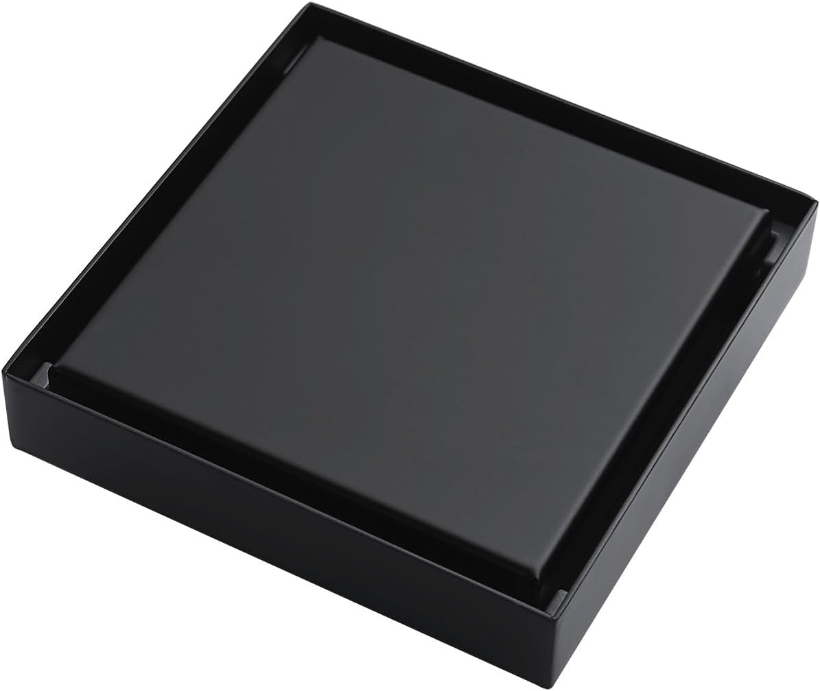 Decaura Shower Grates Bathroom Floor Drain Waste Stainless Steel (Brushed Nickel, Outlet ￠50Mm)