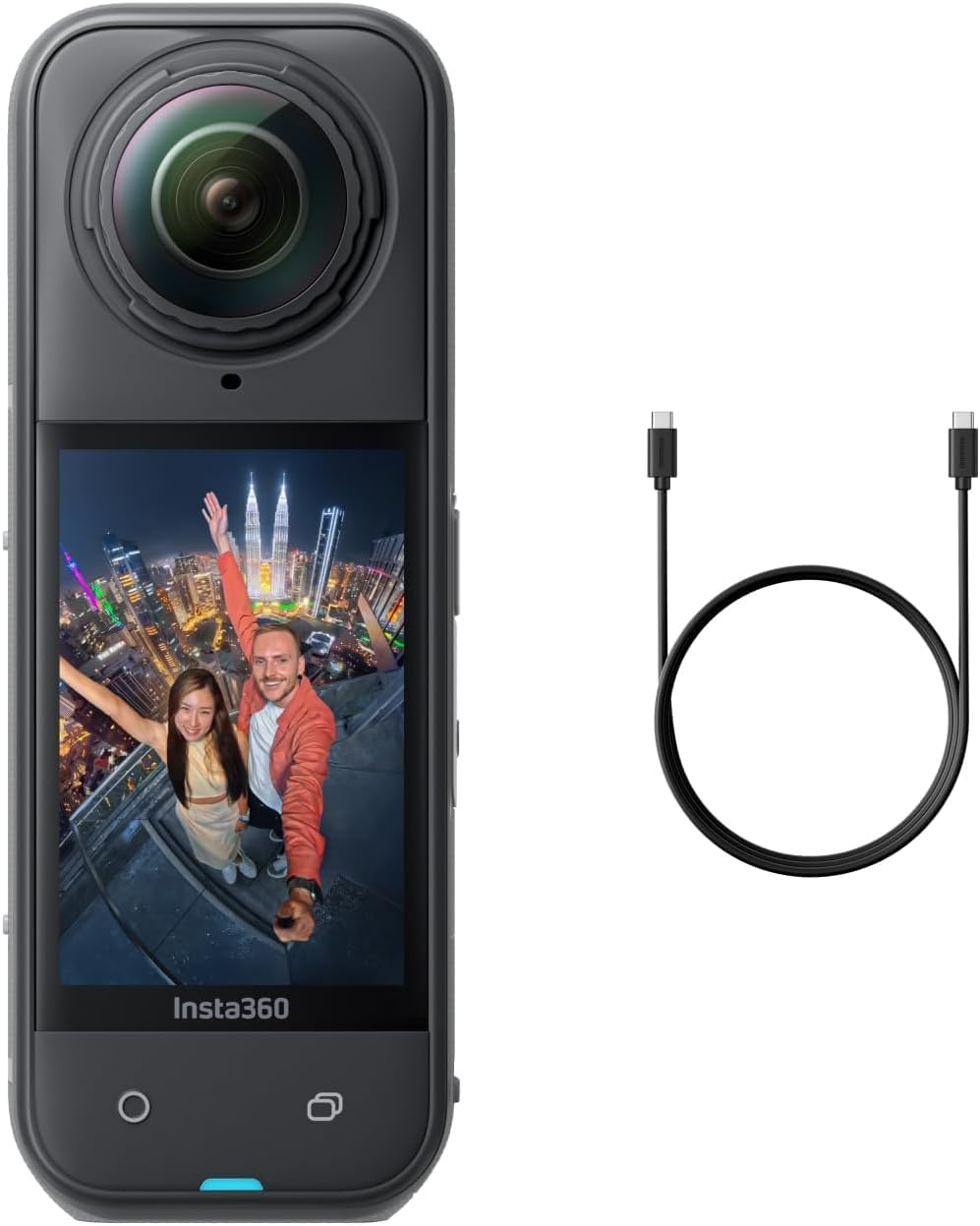 Insta360 X5-8K Waterproof 360 Action Camera, 5.7K60Fps Active HDR, Triple AI Chip for 360 Purevideo, Enhanced Low Light Performance, 185 Min Battery Life, Replaceable Lenses, Flowstate Stabilization image number 6