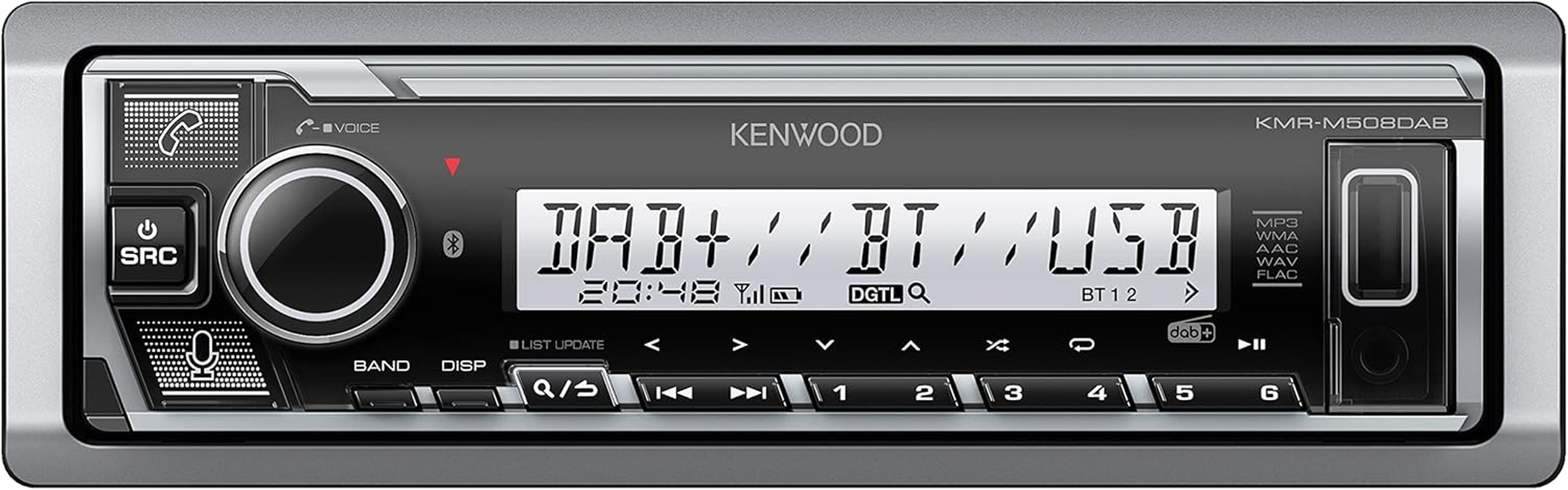 Kenwood KMR-M508DAB Marine Digital Media Receiver with DAB image number 4