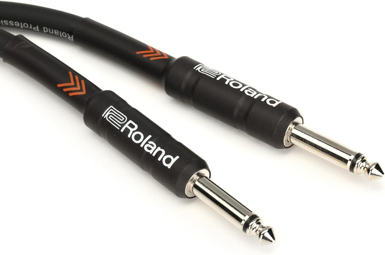 ROLAND Instrument Cable 5Ft Right-Angled End Black Series (RIC-B5A) image number 1