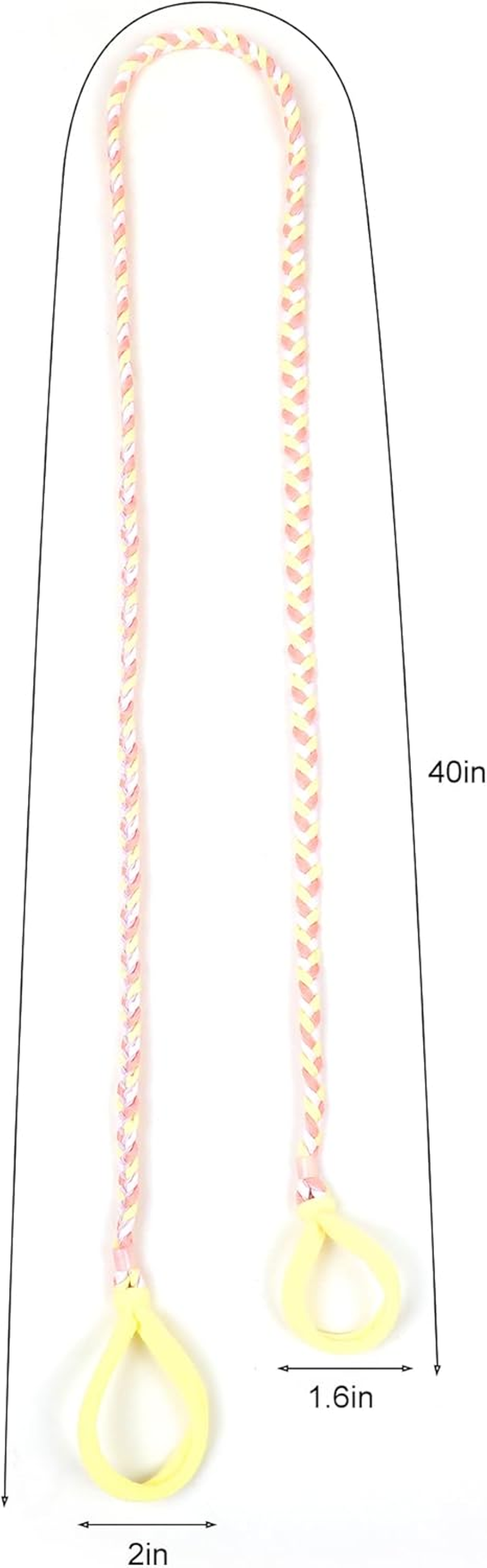 Sport Hair Ties for Women Pony Tails Elastic Hair Ties for Gym Braided Hair Ties Spiral Hair Ties for Swimming Sports - 4 Bright Color image number 7