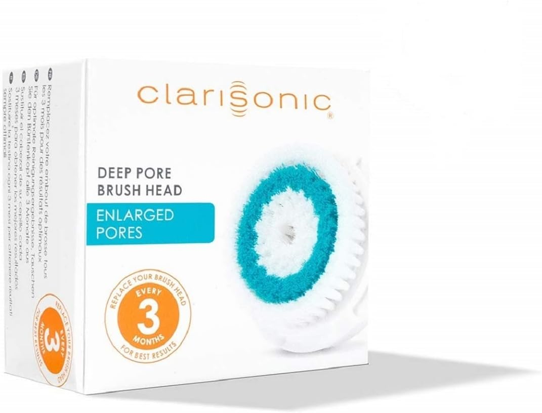 Clarisonic Deep Pore Facial Cleansing Brush Head Replacement | Compatible with Mia 1, Mia 2, Mia Fit, Alpha Fit, Smart Profile Uplift and Alpha Fit X image number 4