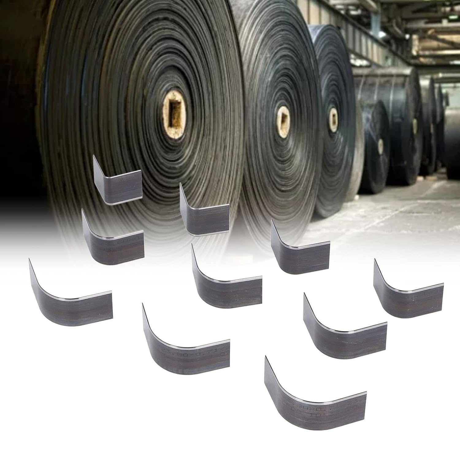 Leather Corner Edge Trimmer, 10Pcs Different Size Leathercraft Cutter, Handwork Leather Belt Corner Punch Cutter, Wallet Leather Craft Tools for Cardboard, Rubber, Plastic, Clay, Wood image number 2