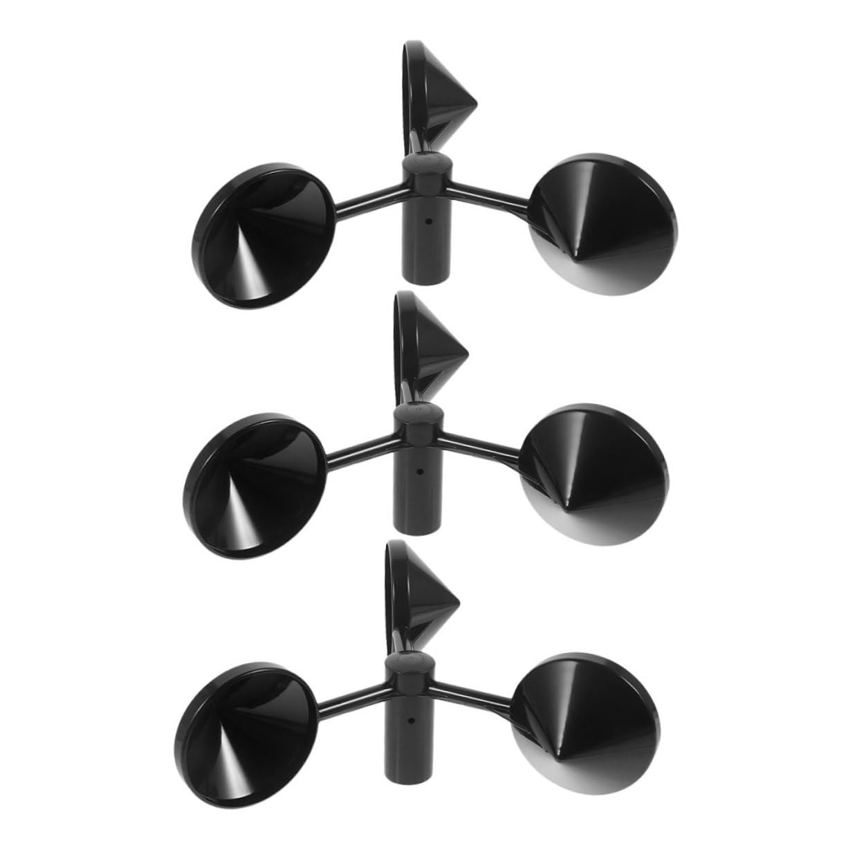ARTIBETTER 3Pcs Metal Wind Speed Anemometer Cups Handheld Wind Measurement Parts for Outdoor Meteorological Observation and Airflow Detection image number 6