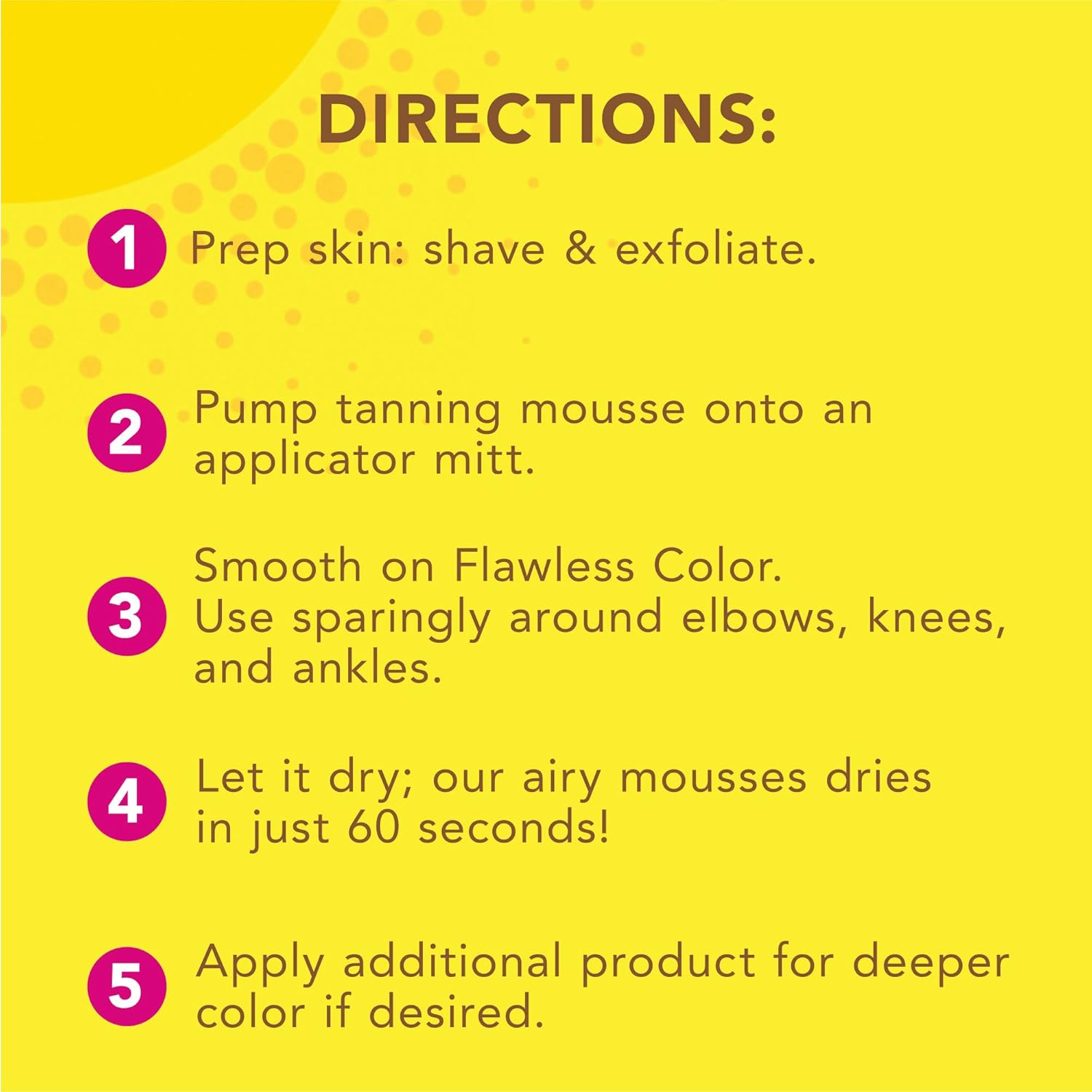 Jergens Natural Glow Instant Sun Body Mousse, Self Tanner for Ultra Deep Bronze Tan, Sunless Tanning Body Bronzer, Natural Looking Fake Tan, 6 Oz, Pack of 2 image number 4