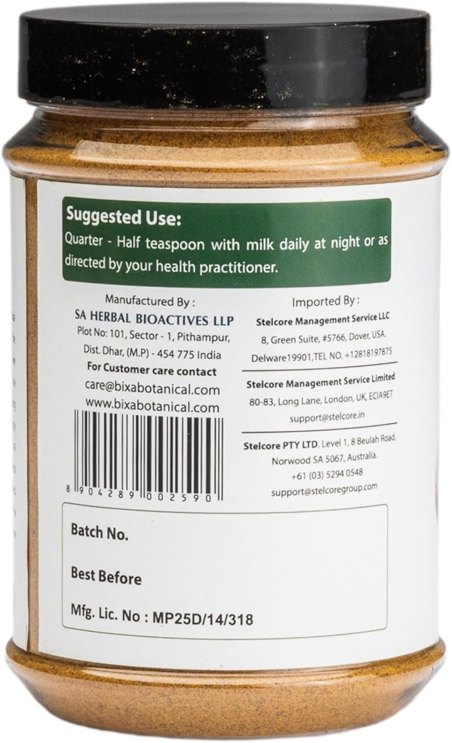 Bixa BOTANICAL Nutmeg Fruit Powder (Myristica Fragrans), Supports Healthy Digestion & Sound Sleep - 7 Oz (200G) image number 2