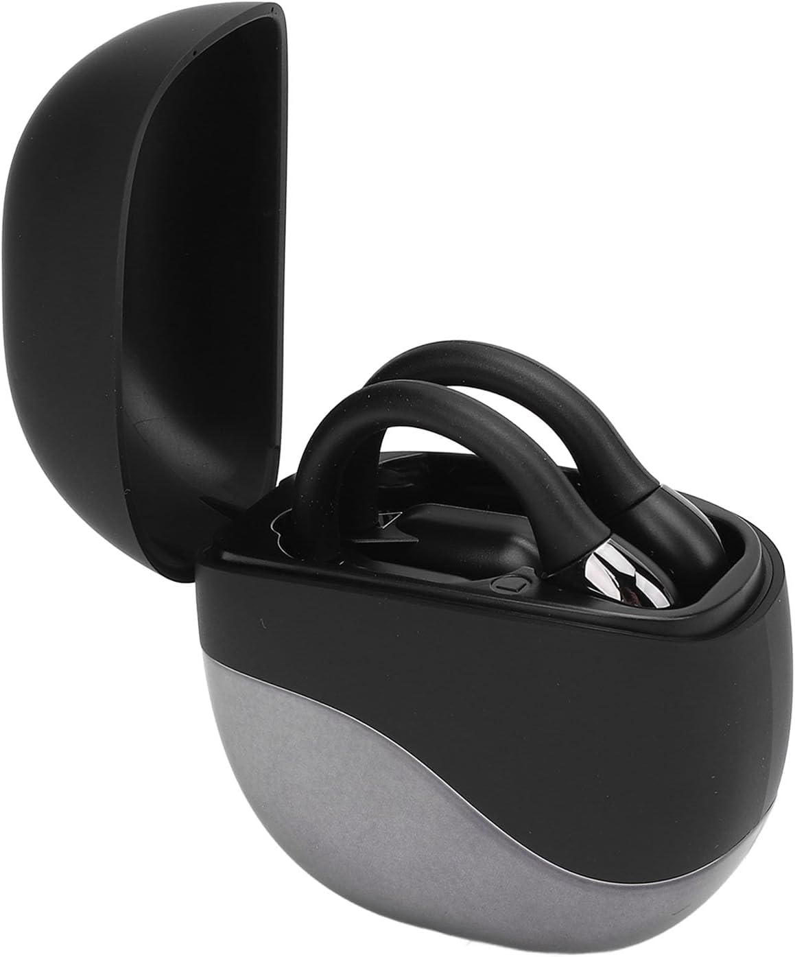 Pomya Language Translator Earbuds, Translator Device Water Resistant Stereo Sound Recording to Text 3 Modes for Travel