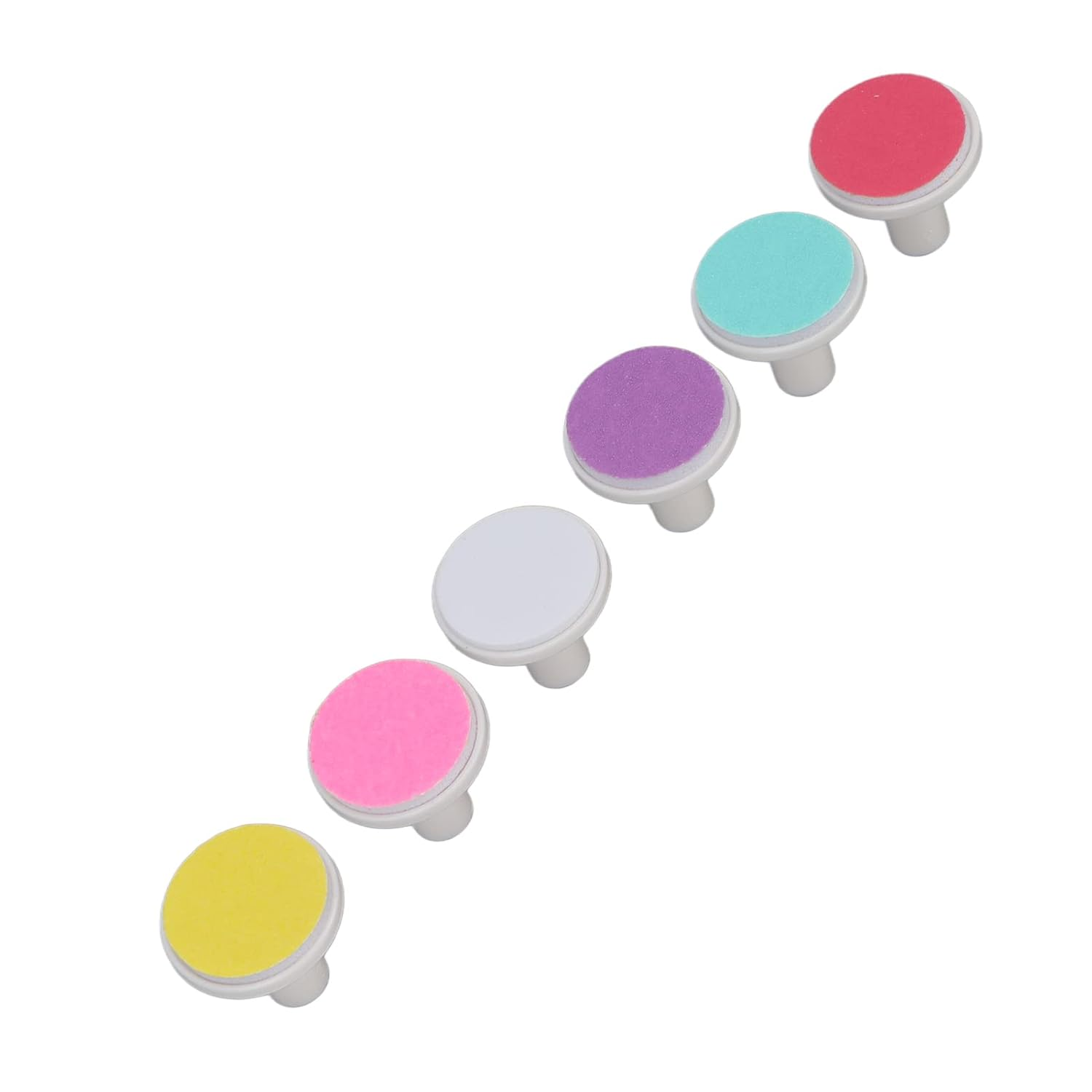 Baby Nail File Replacement Heads, Baby Nail Trimmer Electric Baby Nail Filer Electric 6Pcs Replacement Pads Professional Electric Nail File Grinding Heads Accessory image number 3