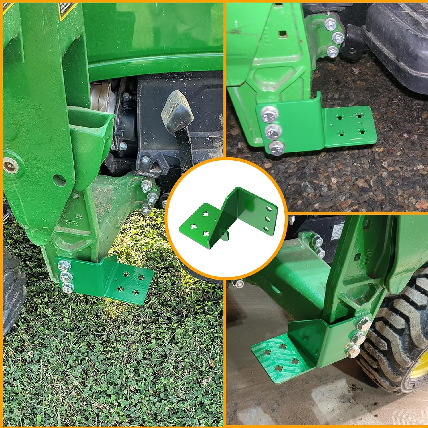 Forogore Bolt on 6" Tractor Driver Step Compatible with John Deere 120 1023E 1025R 1026R image number 4