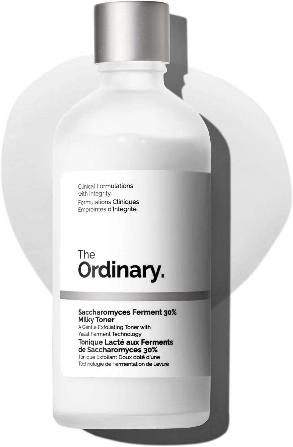 The Ordinary Saccharomyces Ferment 30% Milky Toner, Exfoliating and Hydrating Toner for Smoother, Brighter Skin, 3.4 Fl Oz