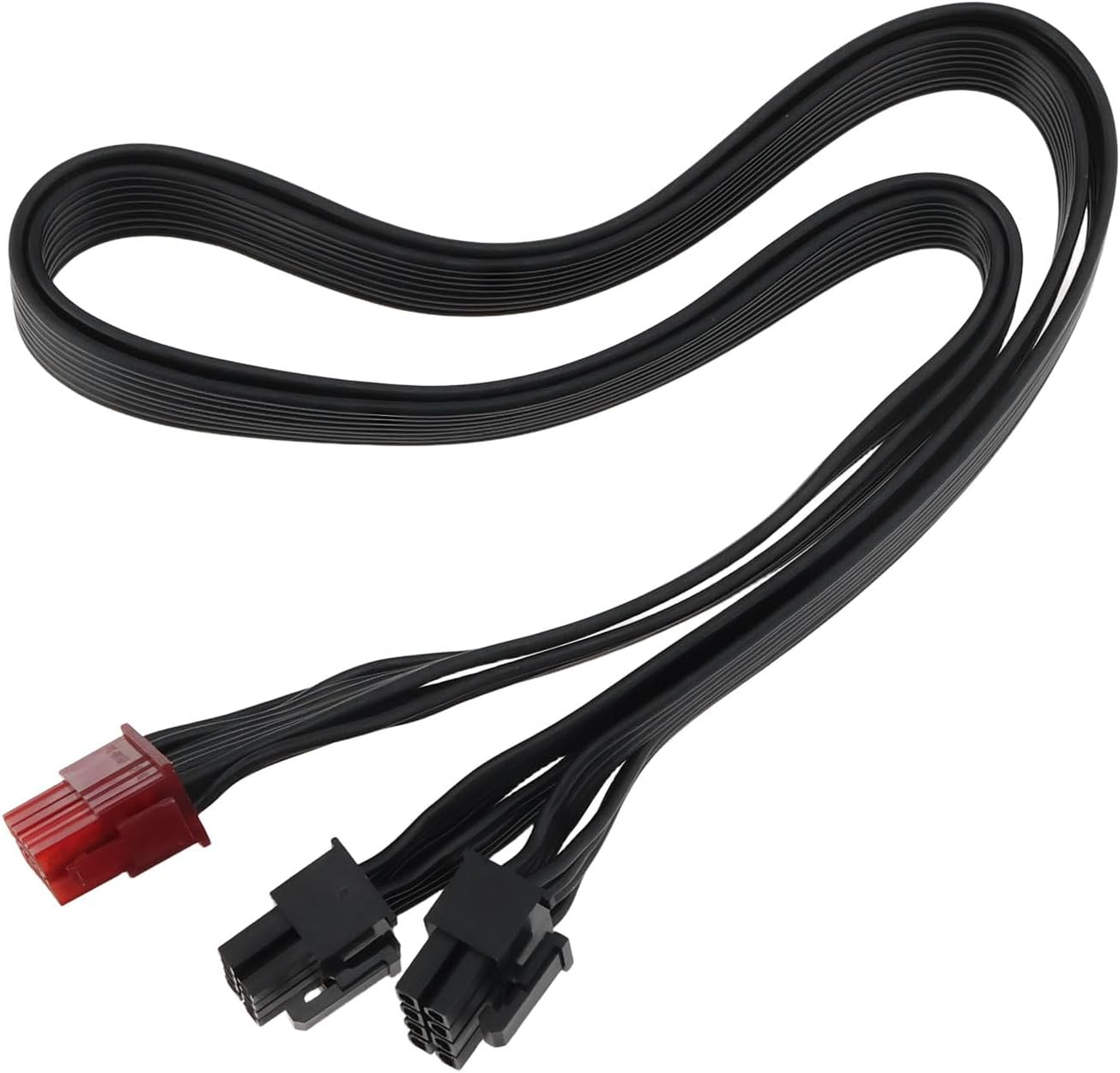 OTOTEC Graphics Card 12Pin PSU to 2PCI-E 8 Pin(6+2Pin) Power Supply Cable Compatible with Enermax Modular PSU, 60Cm image number 1