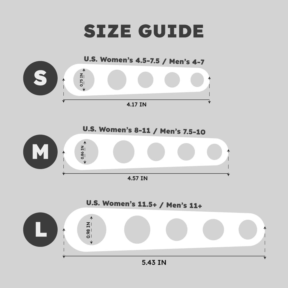 Yoga Trapeze Natural Toe Spacers & Separators, Fast Pain Relief from Hammertoe & Bunions | Food Grade Silicone Toe Stretchers Used for Walking, Running & Yoga Practice | Medium image number 2