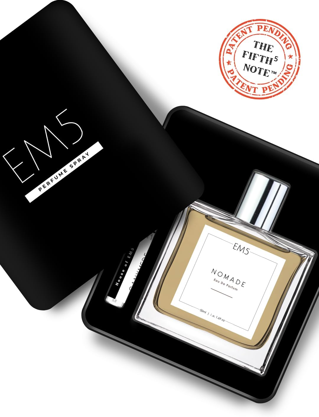 Em5 Nomade Unisex Perfume for Him/Her | Amber Oud Smoky Leather | Perfume Spray for Men & Women | Strong & Long Lasting Fragrance | Him & Her