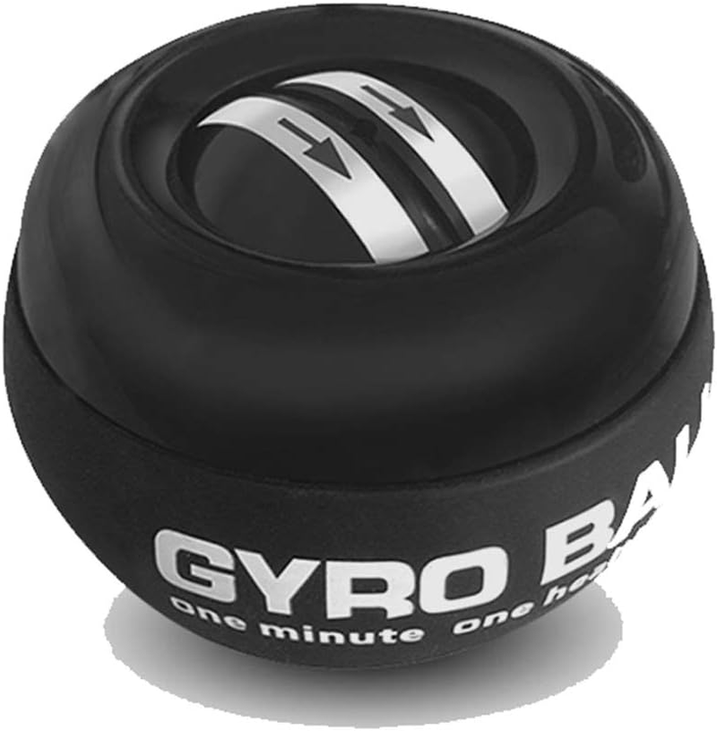 GOZATO Auto-Start Wrist Power Gyro Ball, Wrist Strengthener and Forearm Exerciser for Stronger Arm Fingers Wrist Bones and Muscle with LED Lights