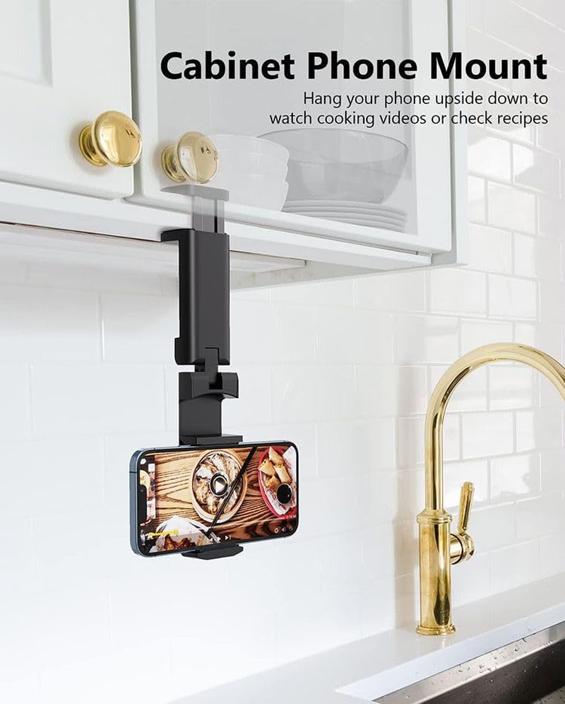 Universal Airplane Phone Holder, Hands-Free Travel Phone Mount with 360&deg; Rotation, Foldable Compact Design, Compatible with All Smartphones Redease image number 2