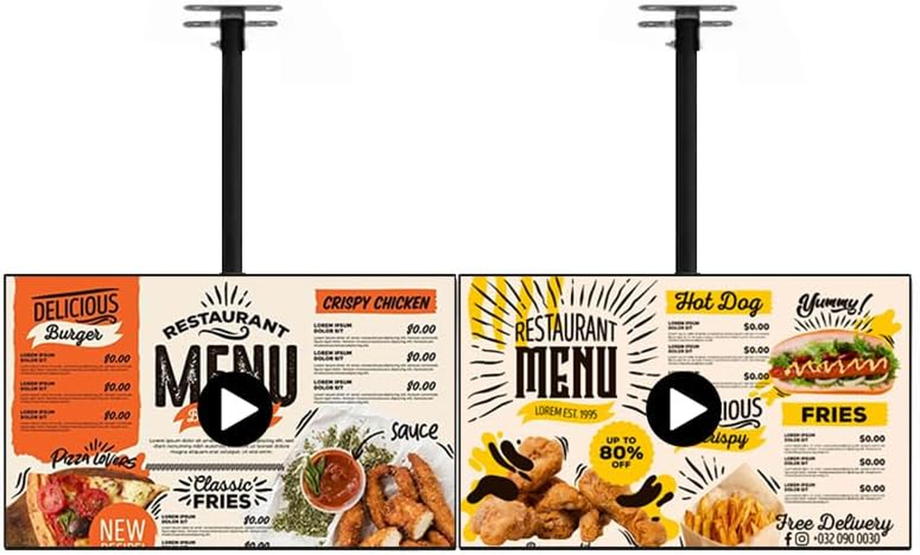 Canlarriz 29 Inch HD 700Nits Wall Mount Digital Signage Slim Fit Frameless Commercial Display LCD Monitor Advertising Screen 2-32GB Android 9.0 With image number 4