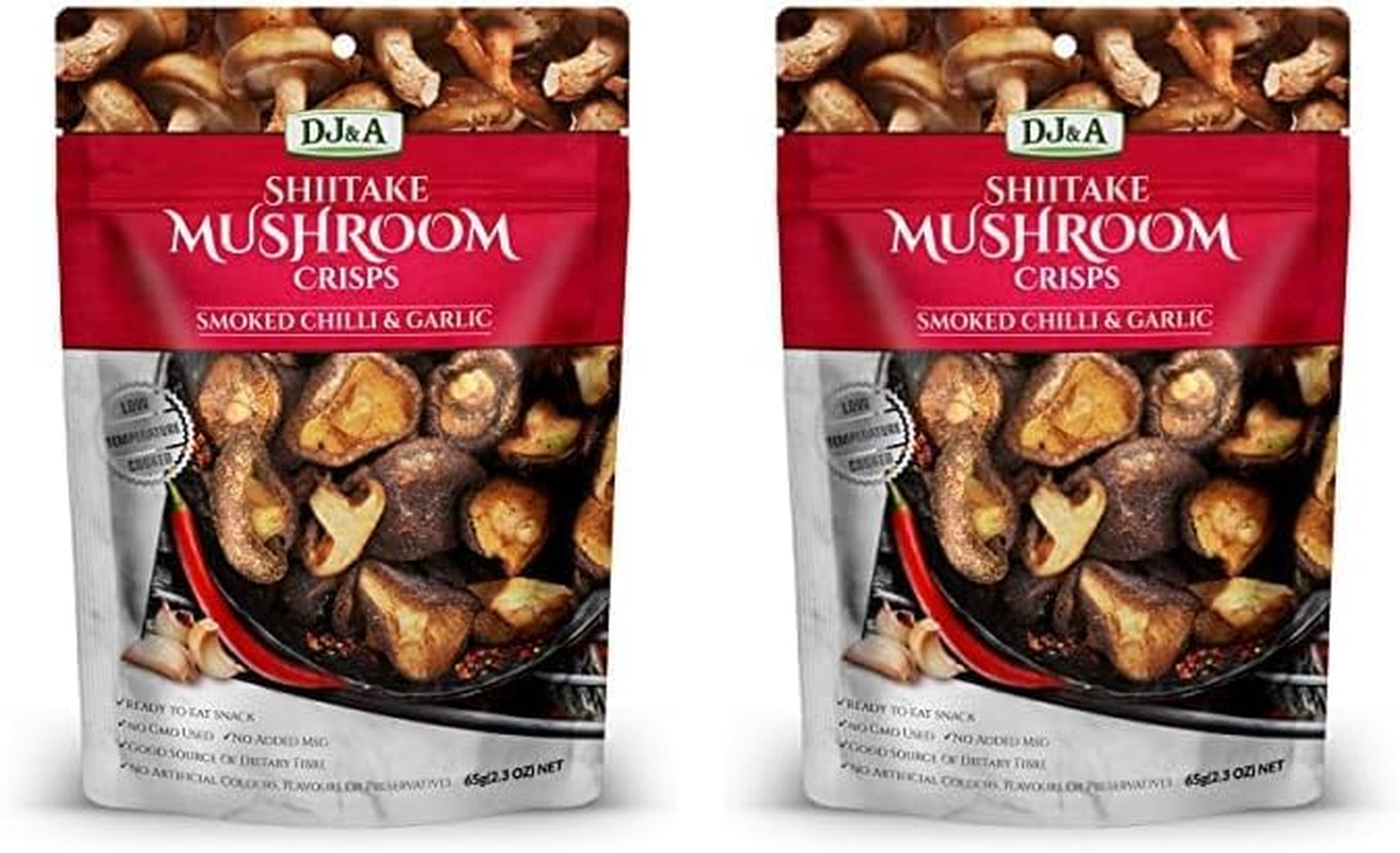DJ&A Shiitake Mushroom Crisps Smoked Chilli and Garlic, image number 3