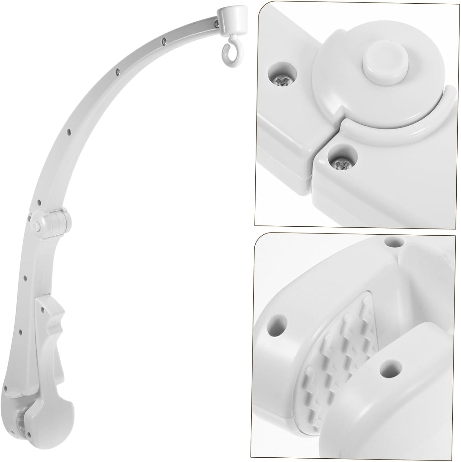 Wooden Crib Mobile Bracket Bed Bell Holder Arm for Crib Mobile Hanger Rotatable Design for Nursery image number 5