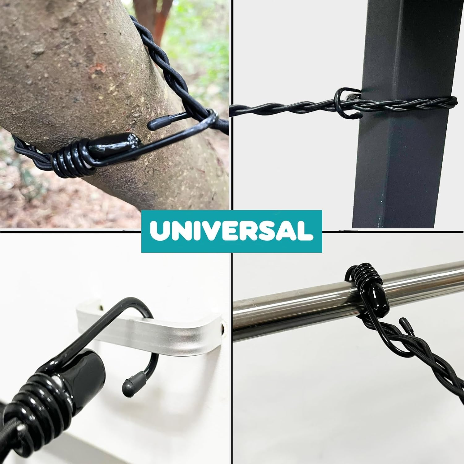 Retractable Portable Clothesline for Travel and Home, Tri-Braided Cord Clothes Line with 10 Windproof Clothes Clips, for Indoor Laundry Drying Line,Outdoor Camping Hanger Accessories image number 4