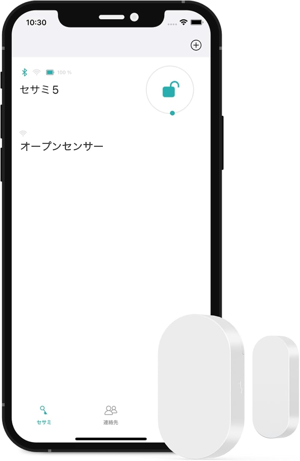 Candy House Door Sensor, Smart Lock, Open Sensor, Security for Smart Home, Easy Installation, Security Measures, Smart Phone Confirmation, Alert Notification, Magnetic