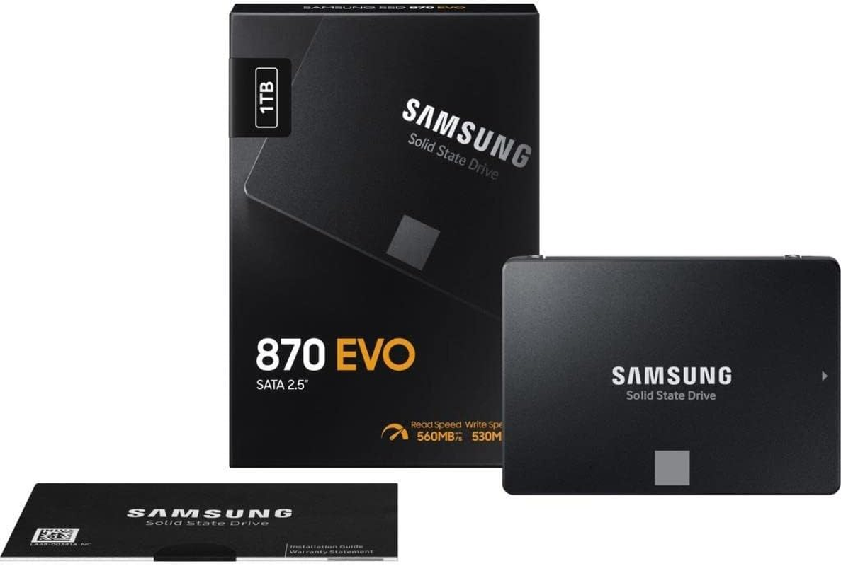 1TB Samsung 2.5" 870 EVO SATA 6Gb/S SSD MZ-77E1T0BW image number 3