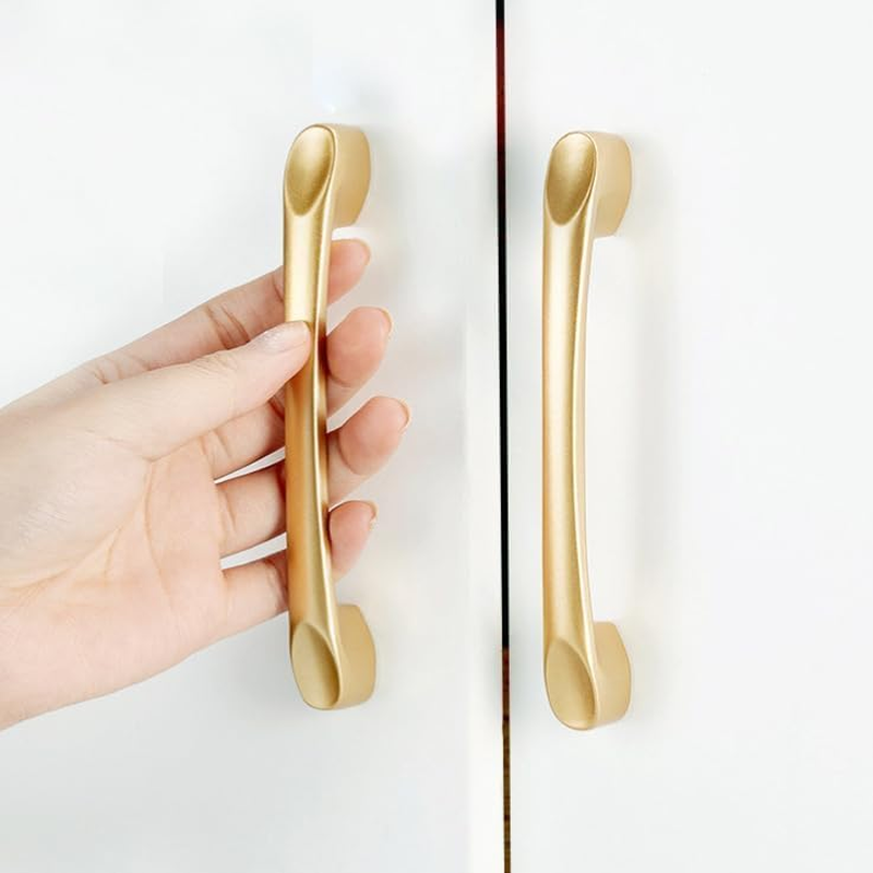 10Pcs Black 128Mm Hole Kitchen Cabinet Handles Door Knobs Bar Drawer Cupboard Pulls Nickel Matte Aluminum Alloy Furniture Hardware Pulls with Screws image number 2