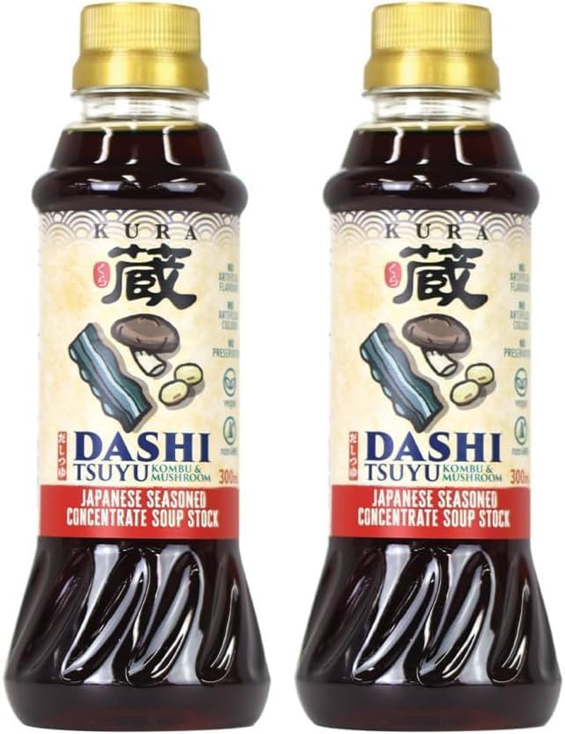Kura Dashi Tsuyu Sauce (Shiitake & Kelp Concentrate), 300 Ml