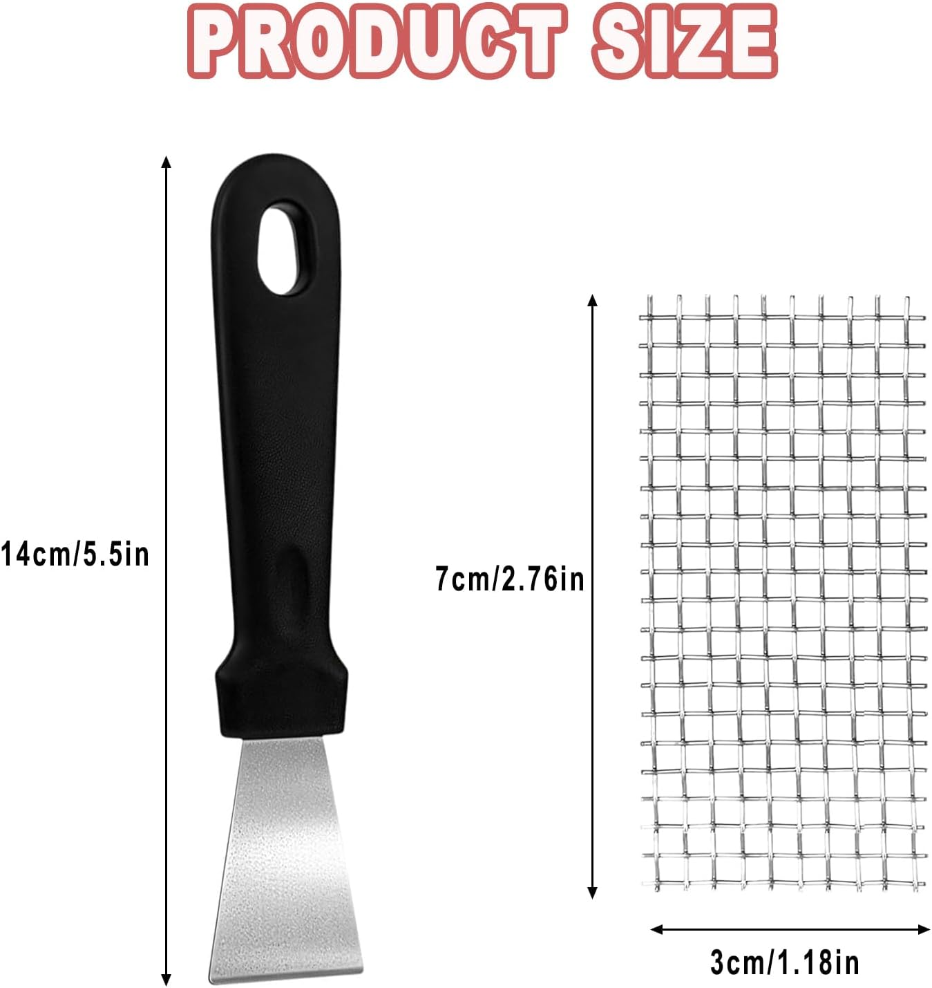 100 PCS Stainless Steel Brick Weep with Stainless Steel Spatul Hole Covers for Brick Walls Filler Bended Window Weep Hole Covers to Stop Mice Wasps Lizards,Snakes Scorpions Many Insects image number 6