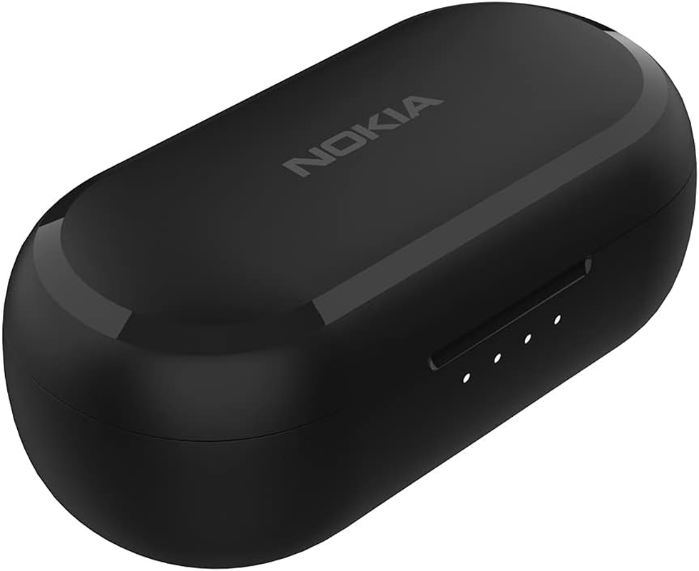 Nokia Lite Earbuds (Genuine Nokia Product) 2021 Universal Bluetooth Earphones with Audio, Charging Case, up to 36 Hours Battery, Easy Touch Controls, Black Medium image number 5