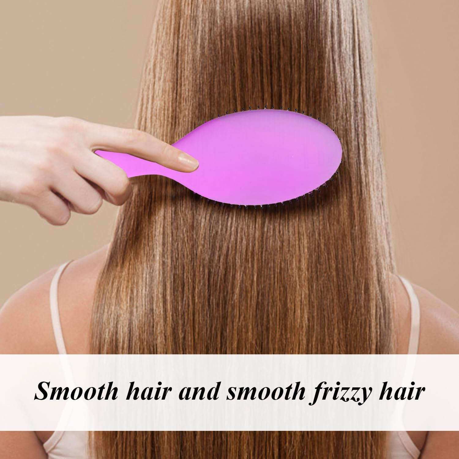 2 Pieces Hair Massage Comb, Hairdressing Tool, Ergonomic Comfort Handle, Practical Cleaning Brush, Styling Props from Women. image number 3