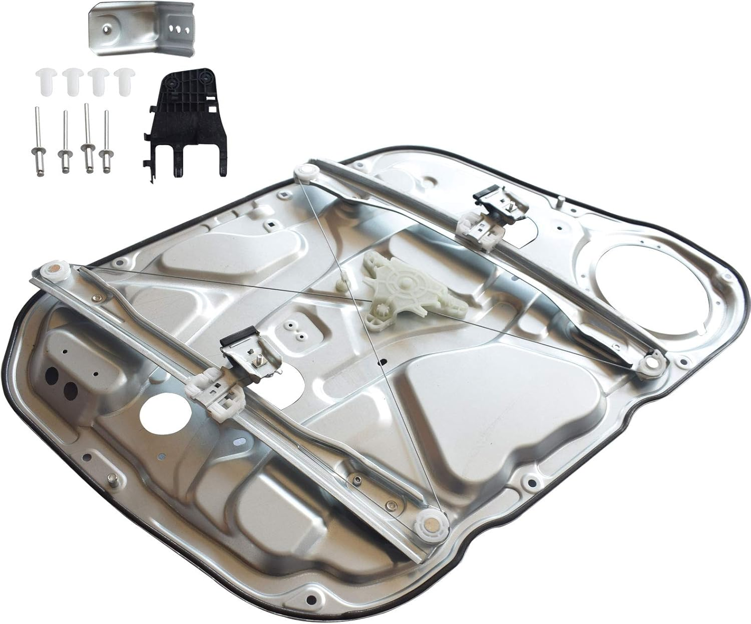 M-Online Front Right Window Regulator with Panel with Motor for Hyundai FD I30 FD 07-11 824812L001 image number 2