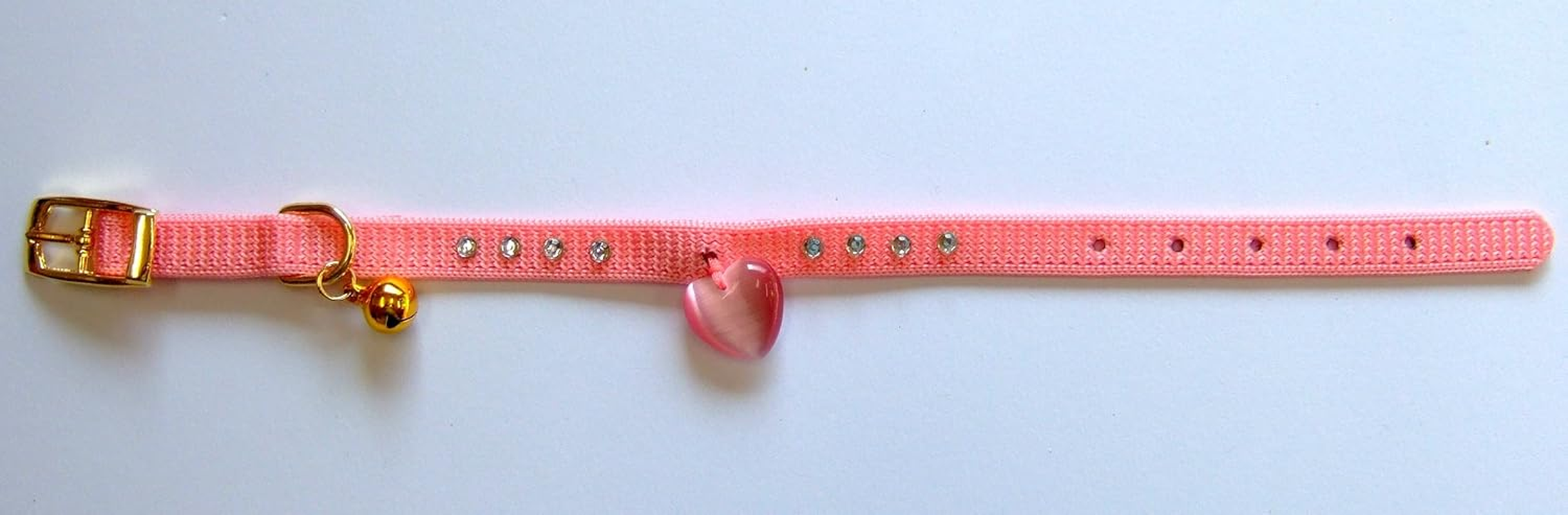 ONS Heart Full Color L Blue (Cat and Super Small Dog Collar)