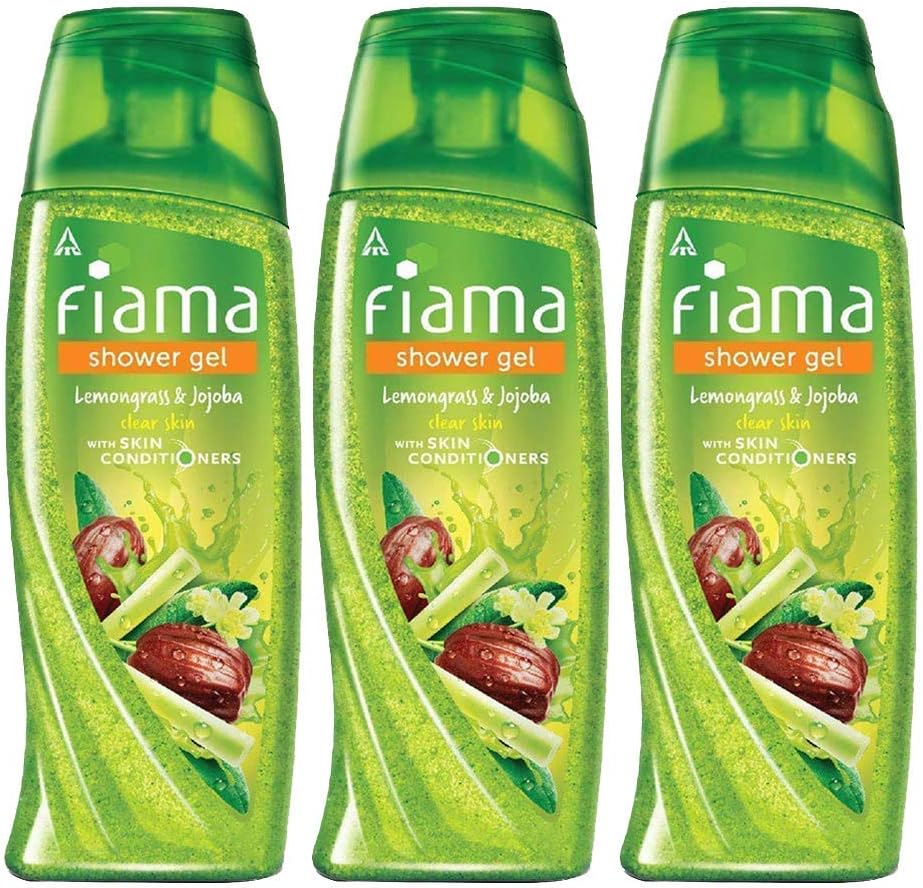 Fiama Lemongrass and Jojoba Gentle Exfoliation Shower Gel, 250 Ml (Pack of 3) image number 2