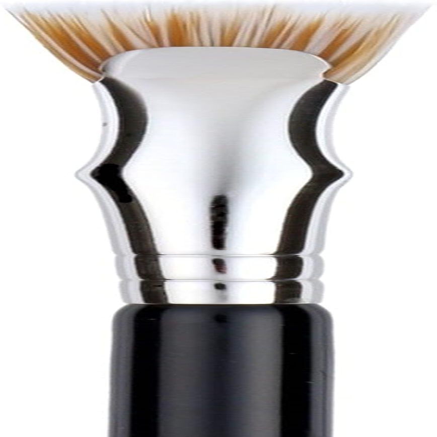 Bdellium Tools Professional Makeup Brush - Maestro Series 728 Double-Ended Bent Lash Fan and Spoolie - with All-Vegan Synthetic Fibers, for Achieving Clean, Clump-Free Mascara Application (Black, 1Pc) image number 2