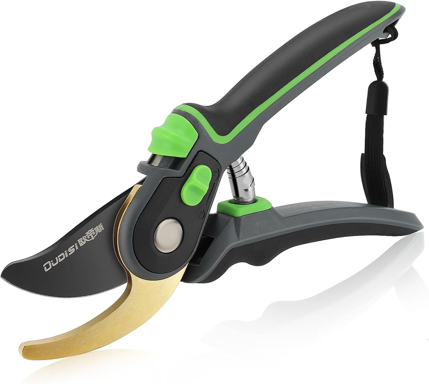 Garden Pruning Shears 2 Opening Sizes Stainless Steel Cutter Plant Shears Garden Scissors Clipper with Safety Lock for Flowers Trees image number 5