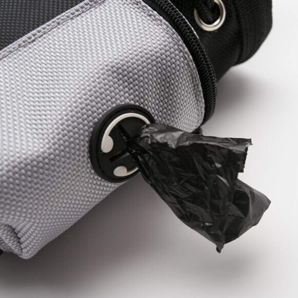 Dog Treat Pouch Bag Training Pouch Reward Pouch Bait Bag Dog Treat Carrier Holder with Clip Waist Belt Magnetic Opening Pet Snack Bags Carries Dog Little Toy Sachet with Poop Waste Bag Dispenser - Black image number 5