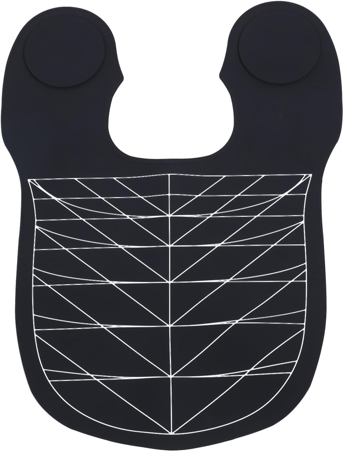 Focket Hair Cutting Collar, Angle Cutting Line Waterproof Hair Styling Cape with Silicone Hairdressing Pad for Salon and Home Use (Black) image number 3