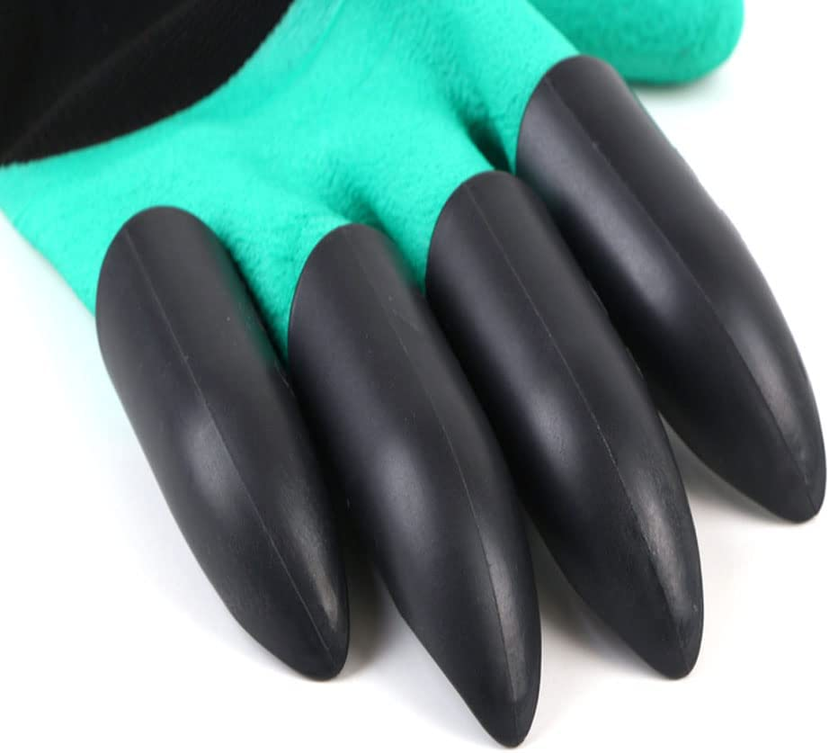 Garden Gloves with Fingertips Claws for Women and Men Outdoor Digging Gardening Planting Weeding Seed Protective Work Gloves image number 6