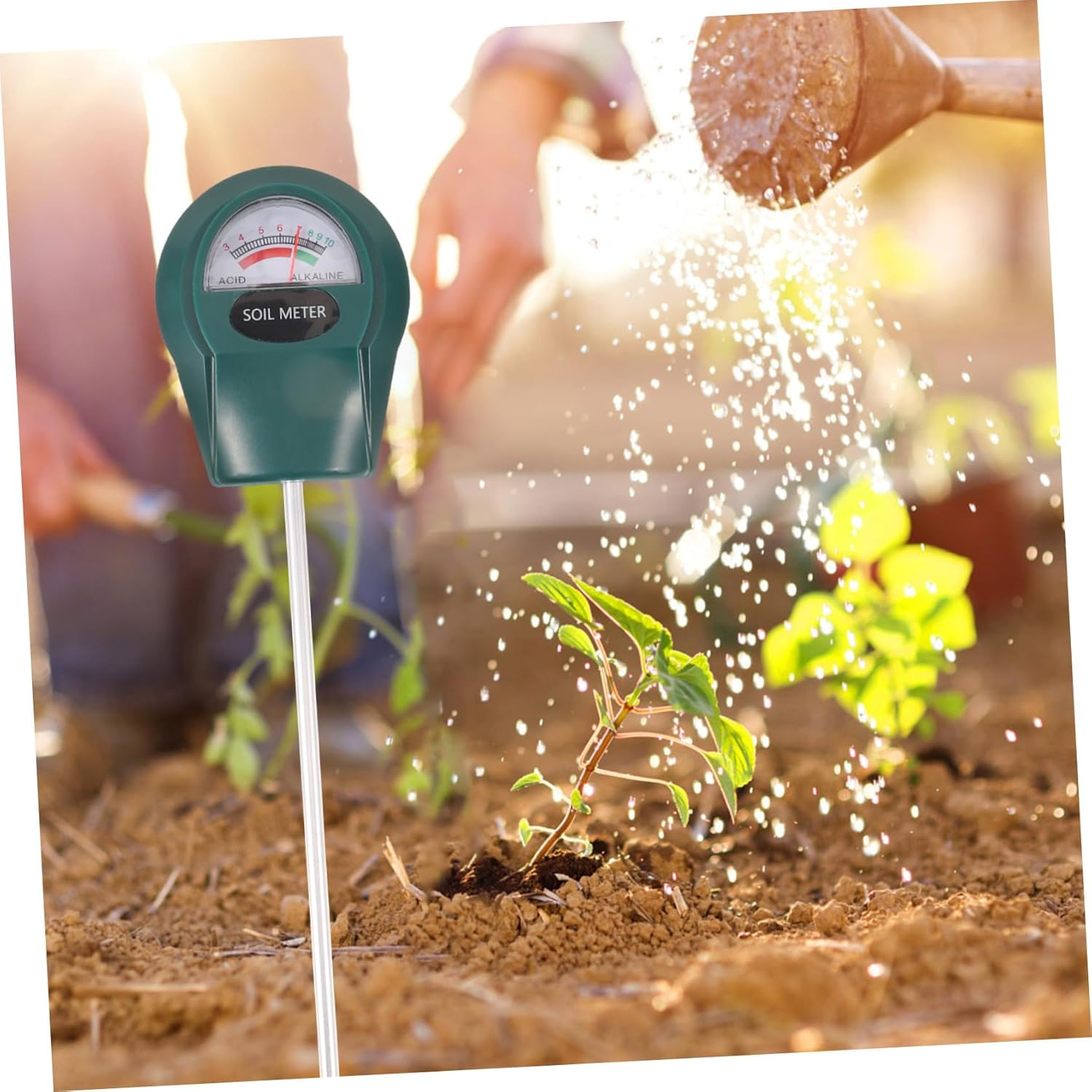 INOOMP Soil Ph Meter for Gardening and Lawn Care Accurate Soil Testing Tool Single Probe Outdoor Ph Tester for Farm and Garden Use image number 5